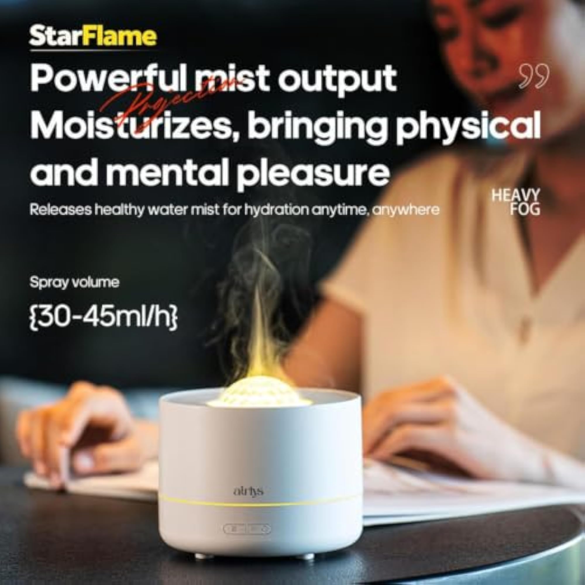 StarFlame 200ml Essential Oil Diffuser with 15ML Essential Oil